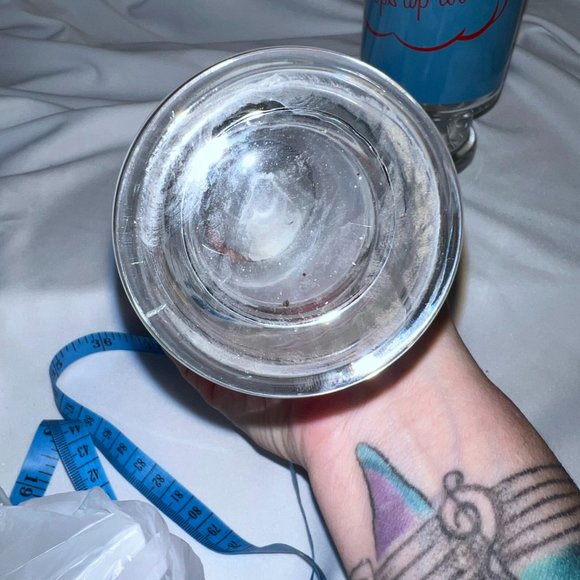 Vintage Kleenex Brand Promotional Glass Tumblers Drinking Glasses x2 Retro - Picture 8 of 14